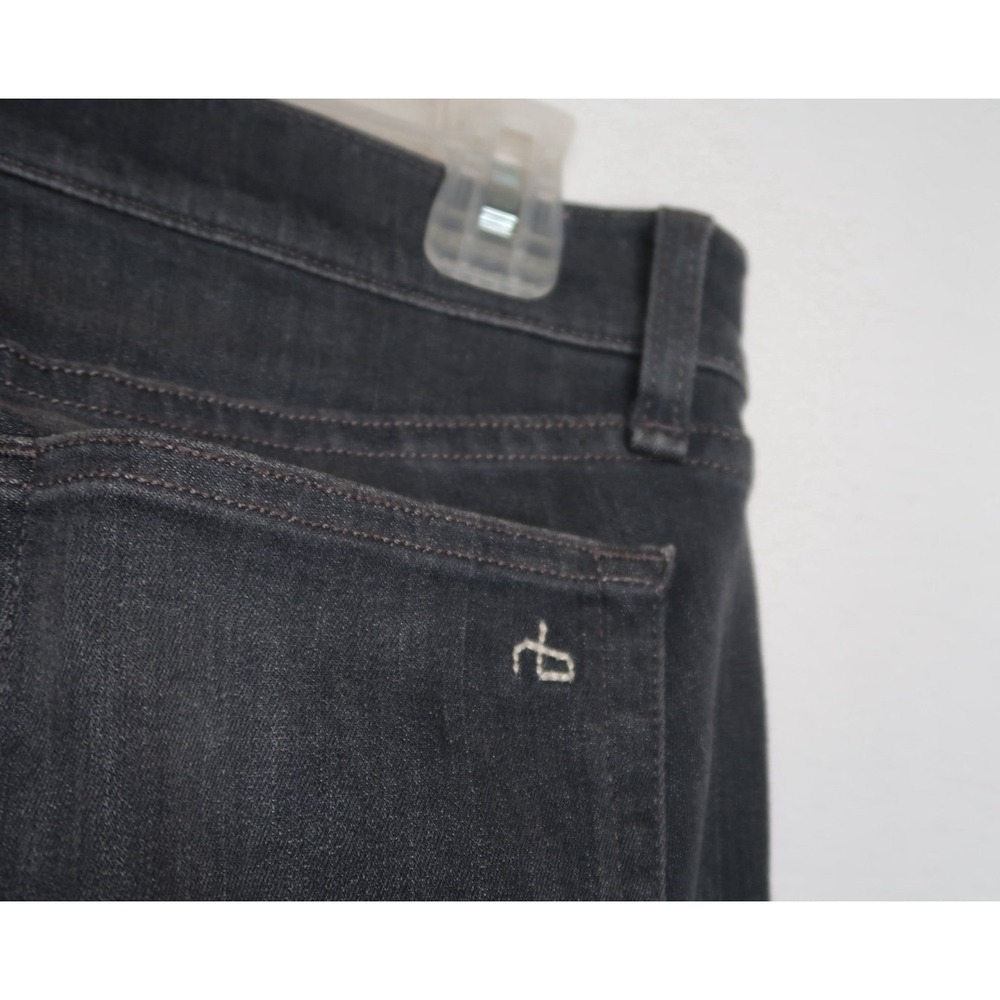 Rag & Bone Mens Sz 32 Slim Stretch Dark Wash Button Fly Jeans Premium‎ Denim EUC - Picture 7 of 8